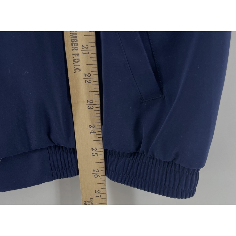 Vintage Polo Ralph Lauren Men's XXL Harrington Bomber Jacket Navy Blue Full Zip - Picture 15 of 15